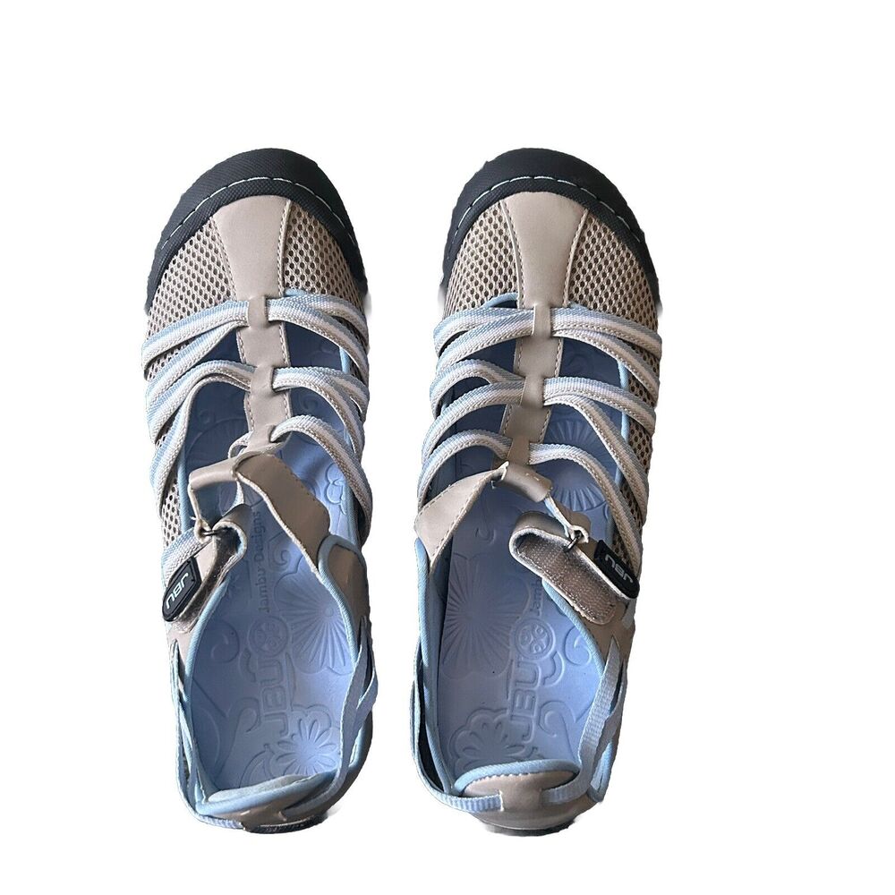 JBU Jambu 8 womens shoes Jetty Oncore Gray Blue Memory Foam Comfort Vegan Water